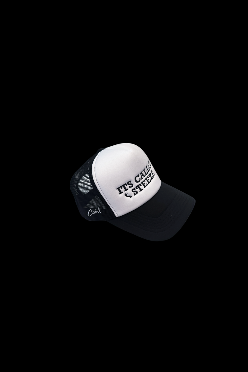 CAINT STEEZE TRUCKER - BLANC NOIR