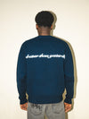 CAINT NAVY KNITTED JUMPER