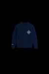 CAINT NAVY KNITTED JUMPER