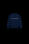 CAINT NAVY KNITTED JUMPER